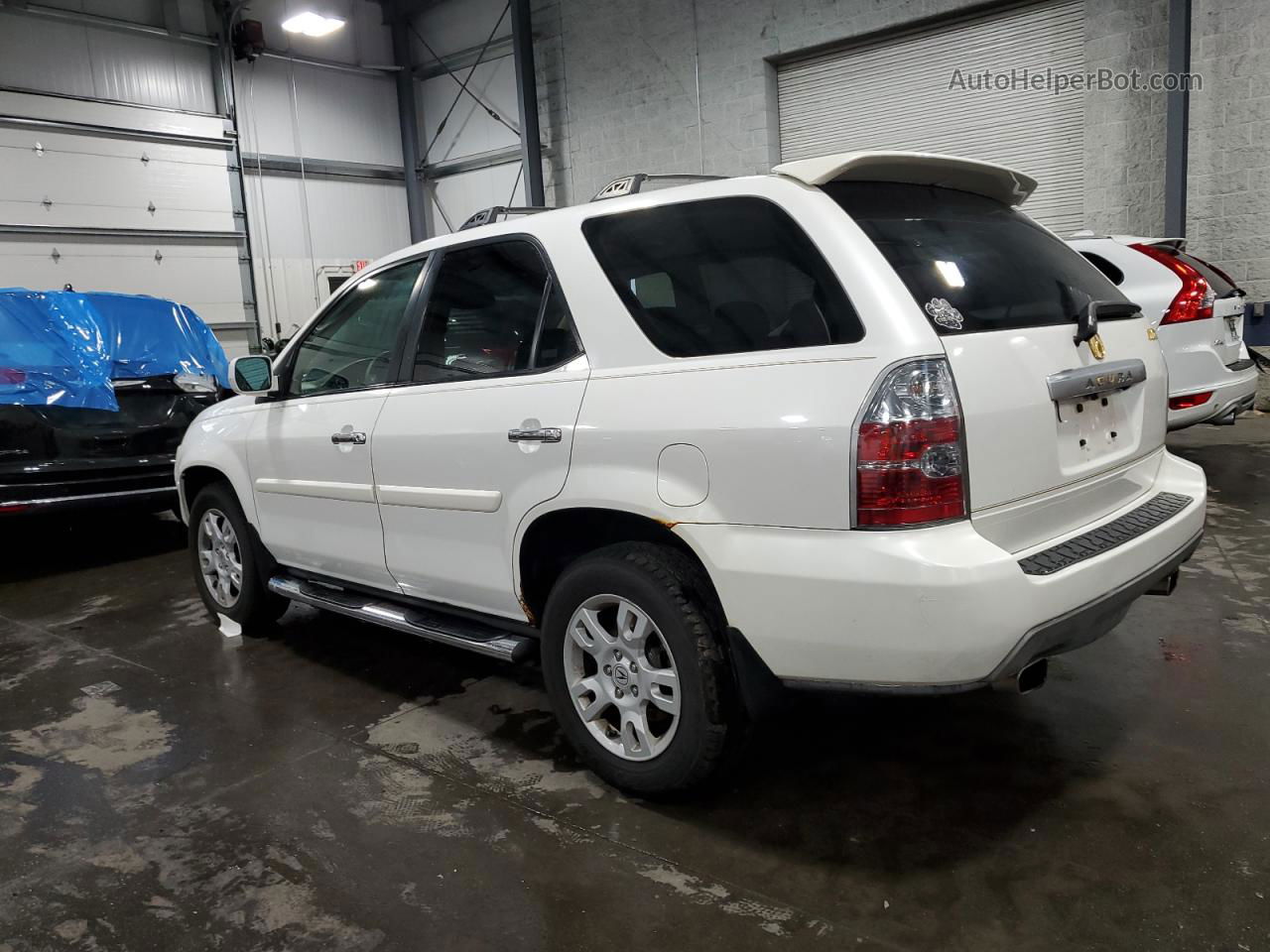 2005 Acura Mdx Touring White vin: 2HNYD18975H521018