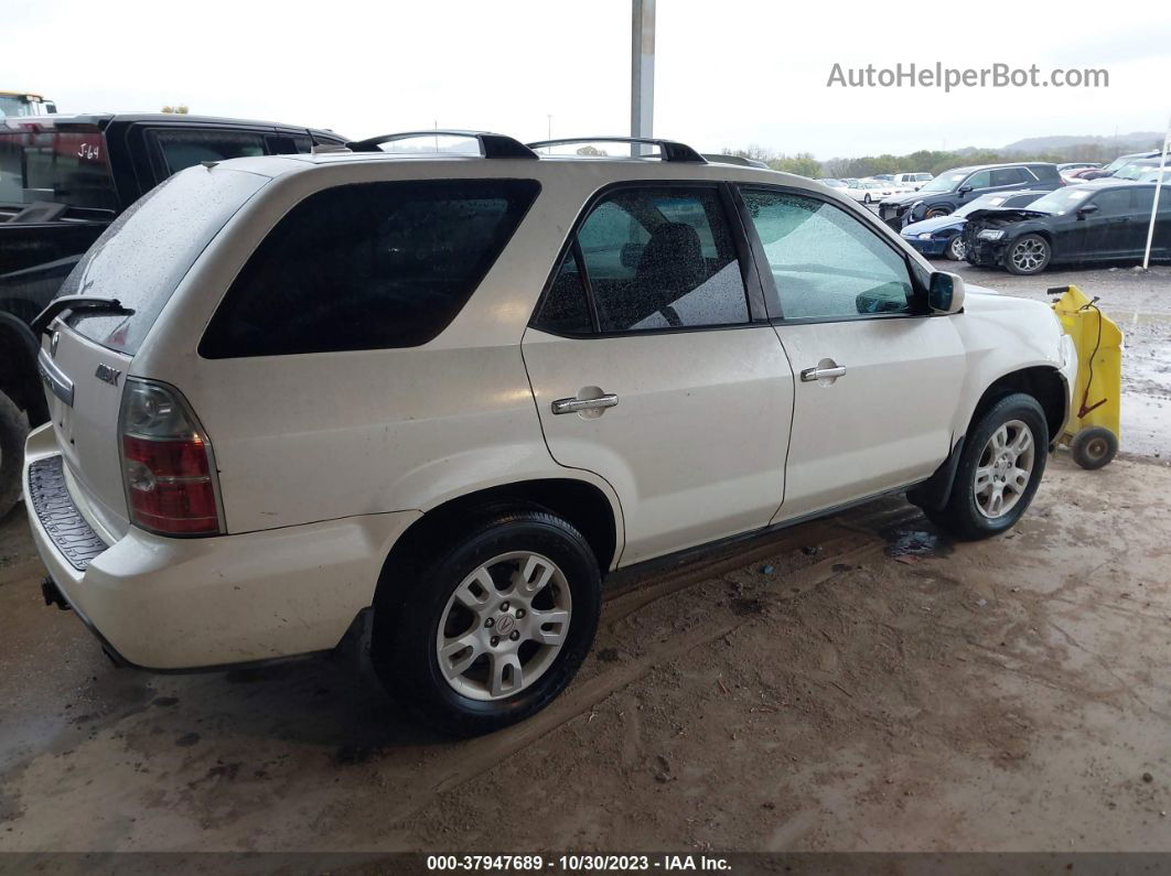 2005 Acura Mdx Touring White vin: 2HNYD18975H535873