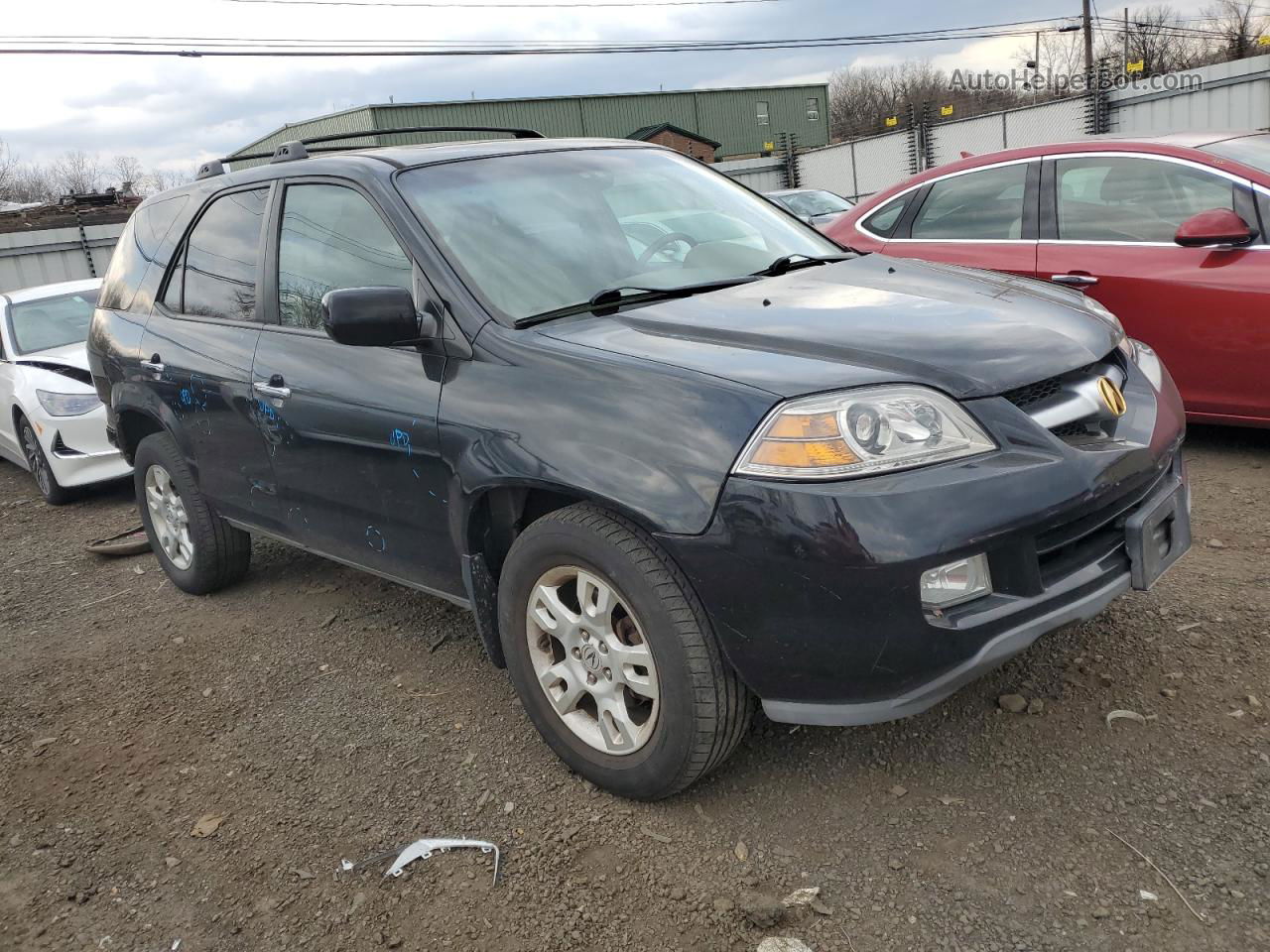 2005 Acura Mdx Touring Черный vin: 2HNYD18975H541866