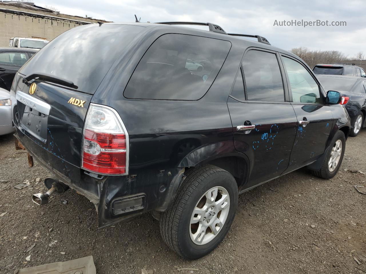 2005 Acura Mdx Touring Black vin: 2HNYD18975H541866