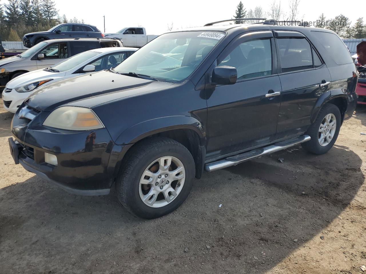 2005 Acura Mdx Touring Black vin: 2HNYD189X5H002092