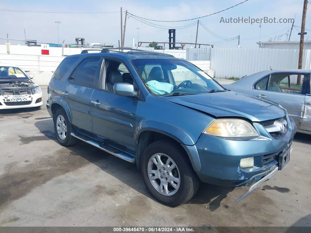 2005 Acura Mdx   Синий vin: 2HNYD189X5H500499