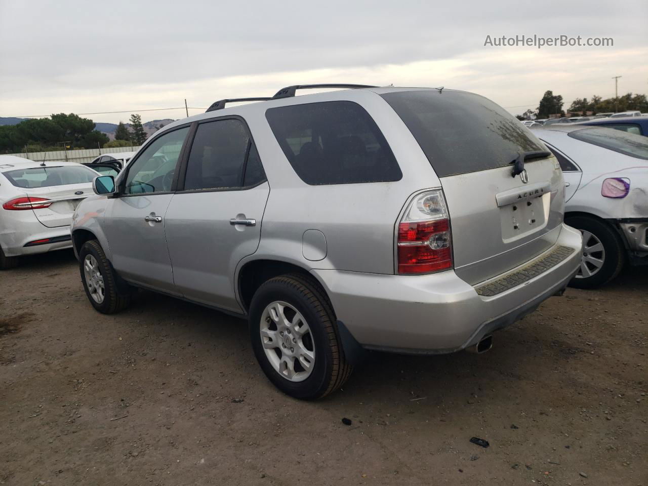 2005 Acura Mdx Touring Silver vin: 2HNYD189X5H521594