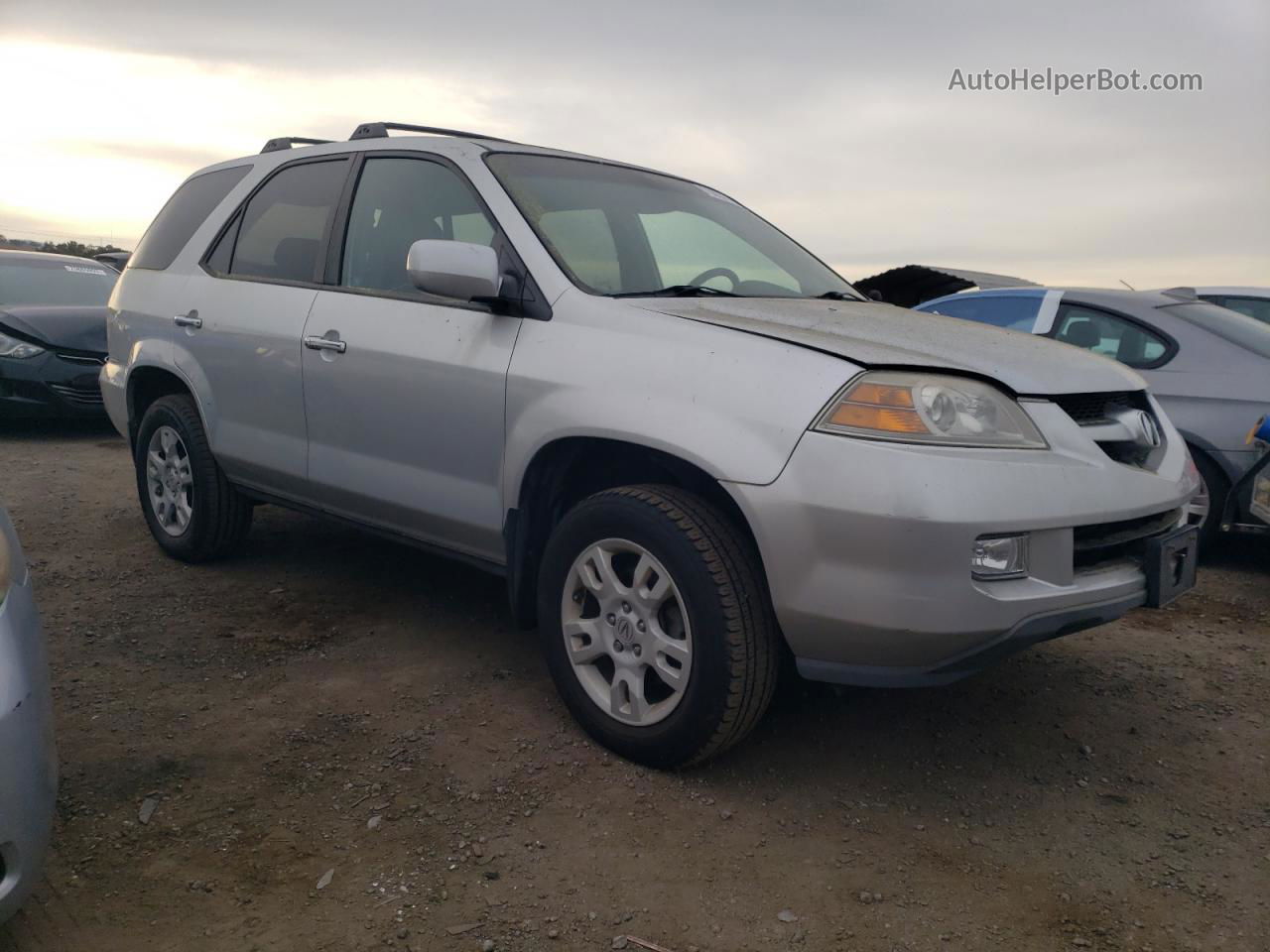 2005 Acura Mdx Touring Silver vin: 2HNYD189X5H521594