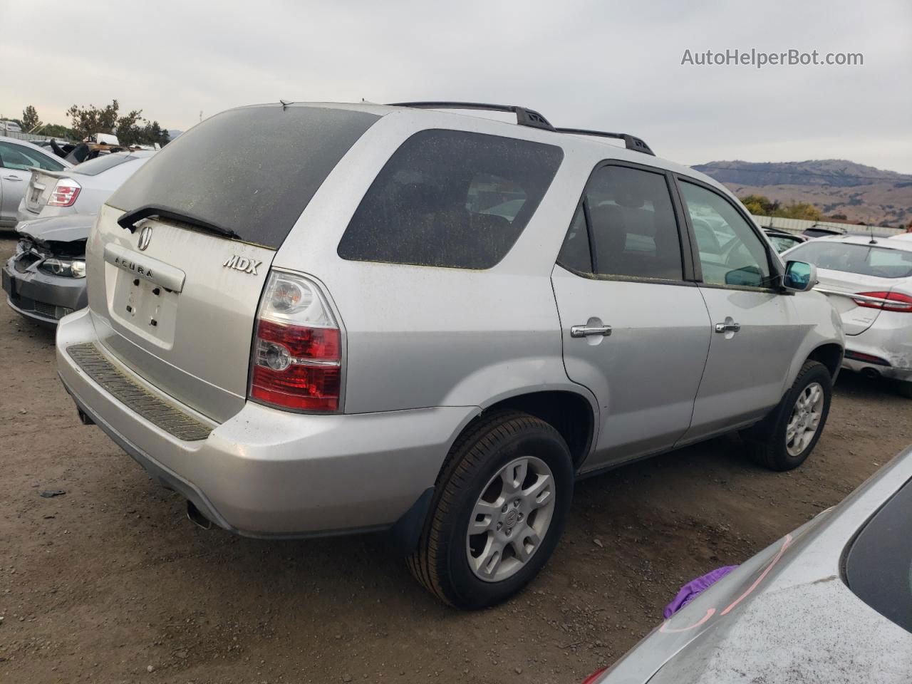 2005 Acura Mdx Touring Silver vin: 2HNYD189X5H521594