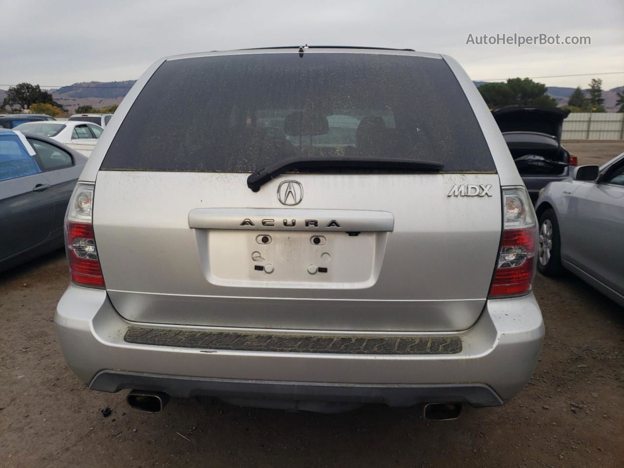 2005 Acura Mdx Touring Silver vin: 2HNYD189X5H521594