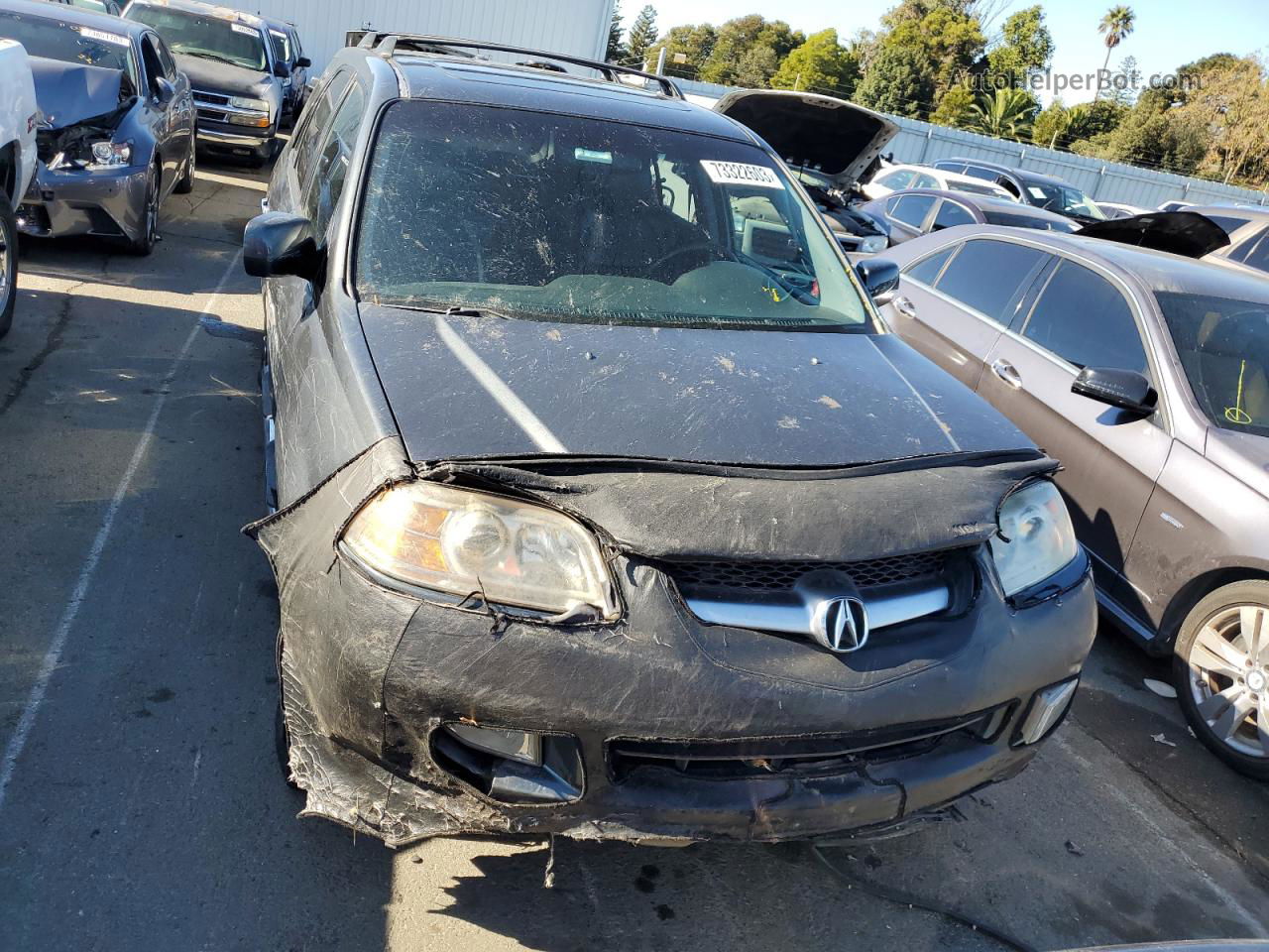 2005 Acura Mdx Touring Green vin: 2HNYD189X5H532630