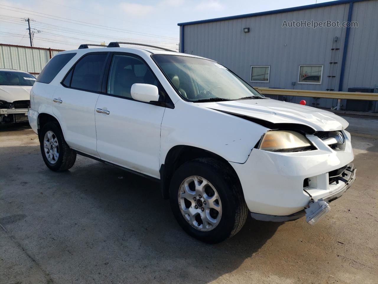 2005 Acura Mdx Touring White vin: 2HNYD189X5H539948