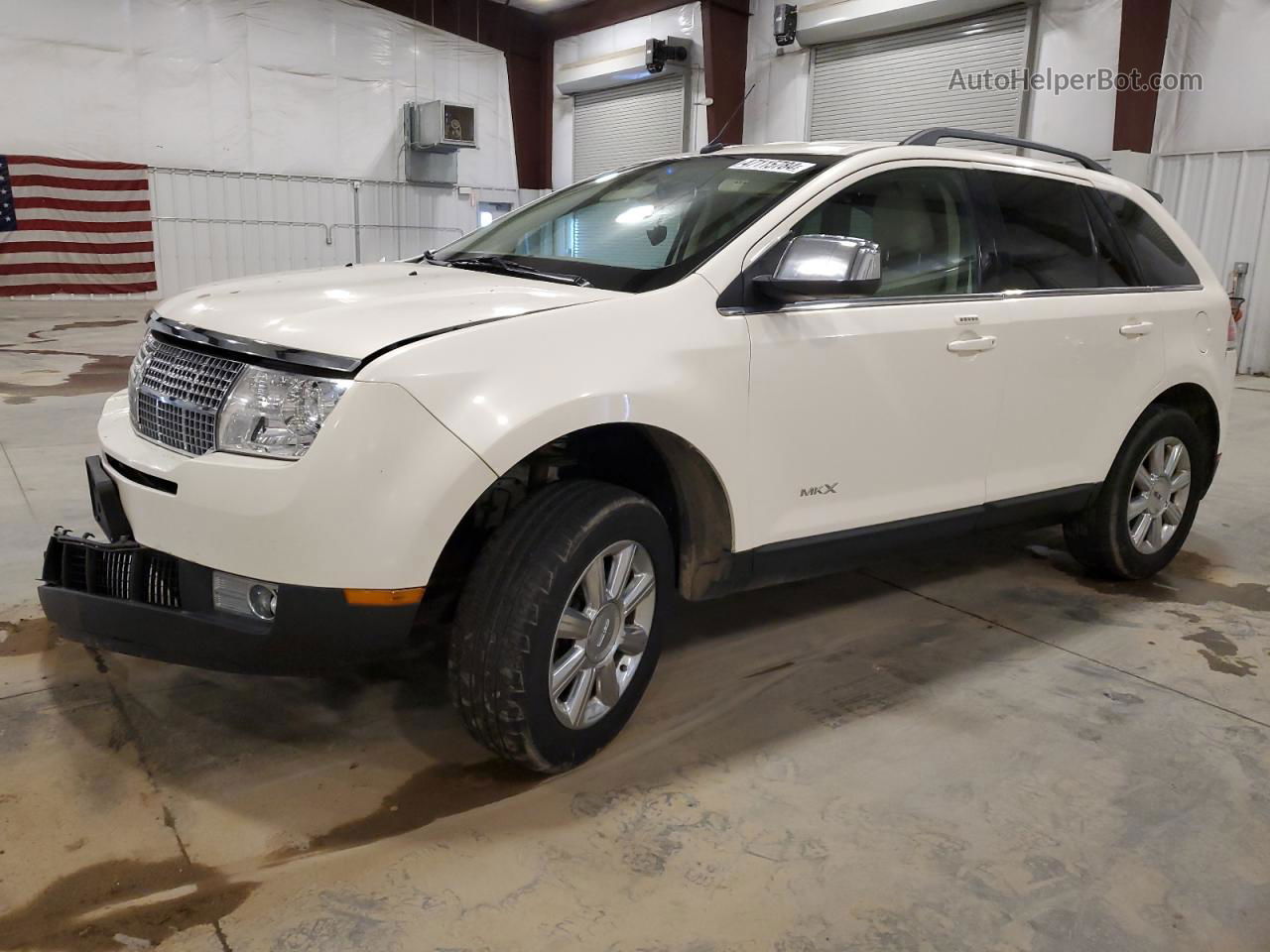 2007 Lincoln Mkx  White vin: 2LMDU68C07BJ36581