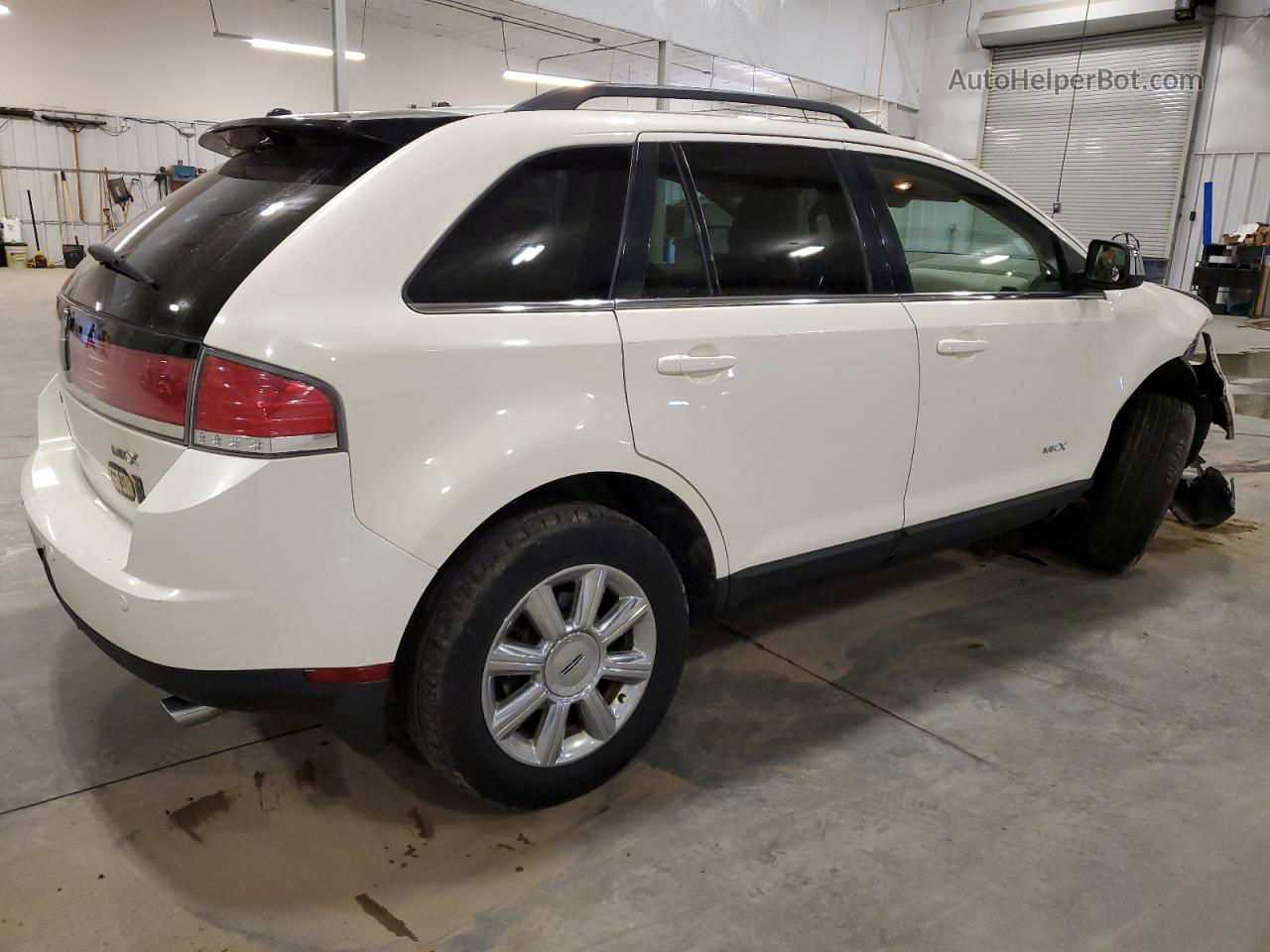 2007 Lincoln Mkx  White vin: 2LMDU68C07BJ36581