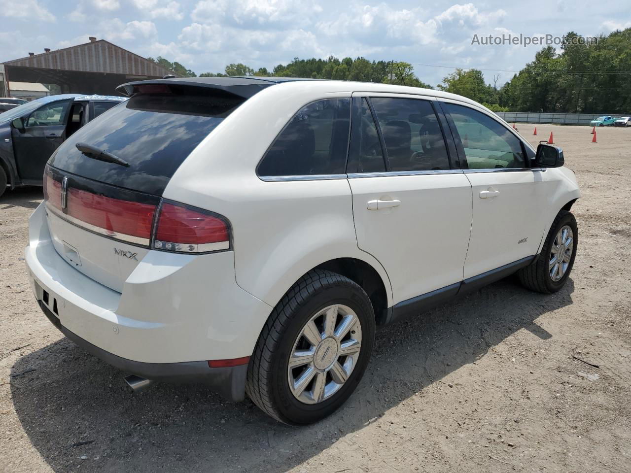 2007 Lincoln Mkx  White vin: 2LMDU68C17BJ30966