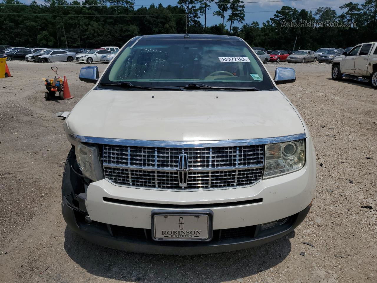 2007 Lincoln Mkx  Белый vin: 2LMDU68C17BJ30966