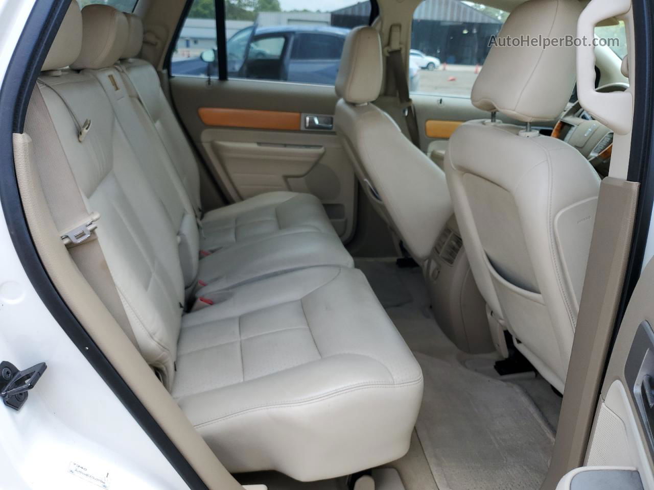 2007 Lincoln Mkx  Белый vin: 2LMDU68C17BJ30966