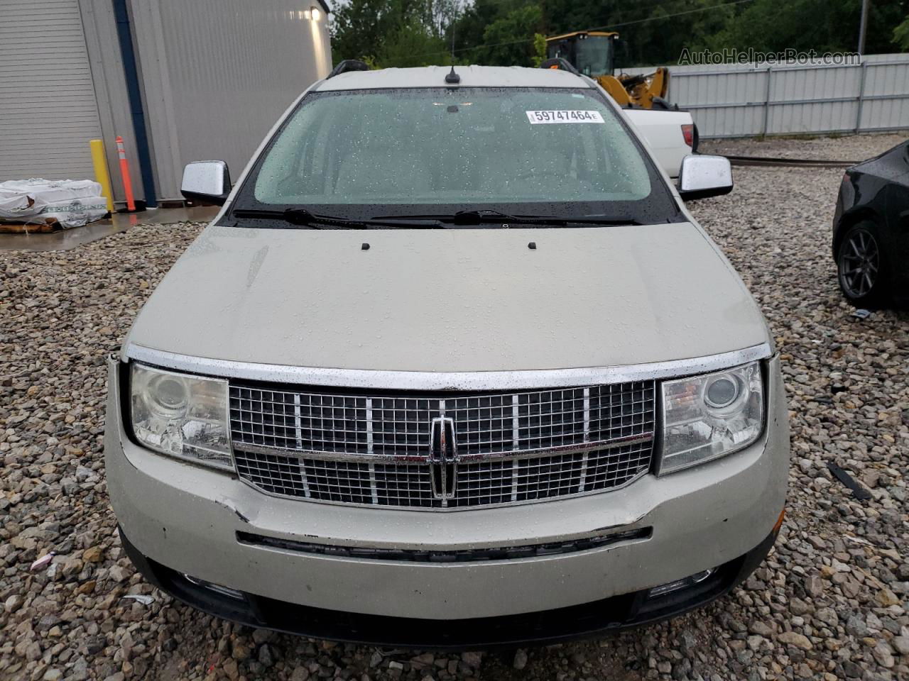 2007 Lincoln Mkx  White vin: 2LMDU68C17BJ34001