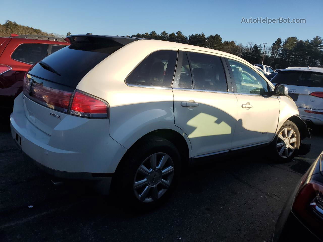 2007 Lincoln Mkx  White vin: 2LMDU68C27BJ35383