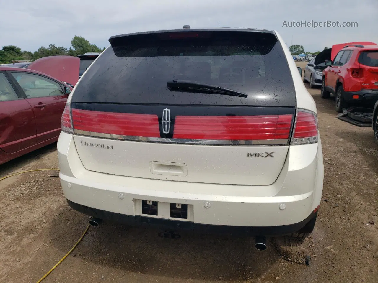 2007 Lincoln Mkx  White vin: 2LMDU68C37BJ02294