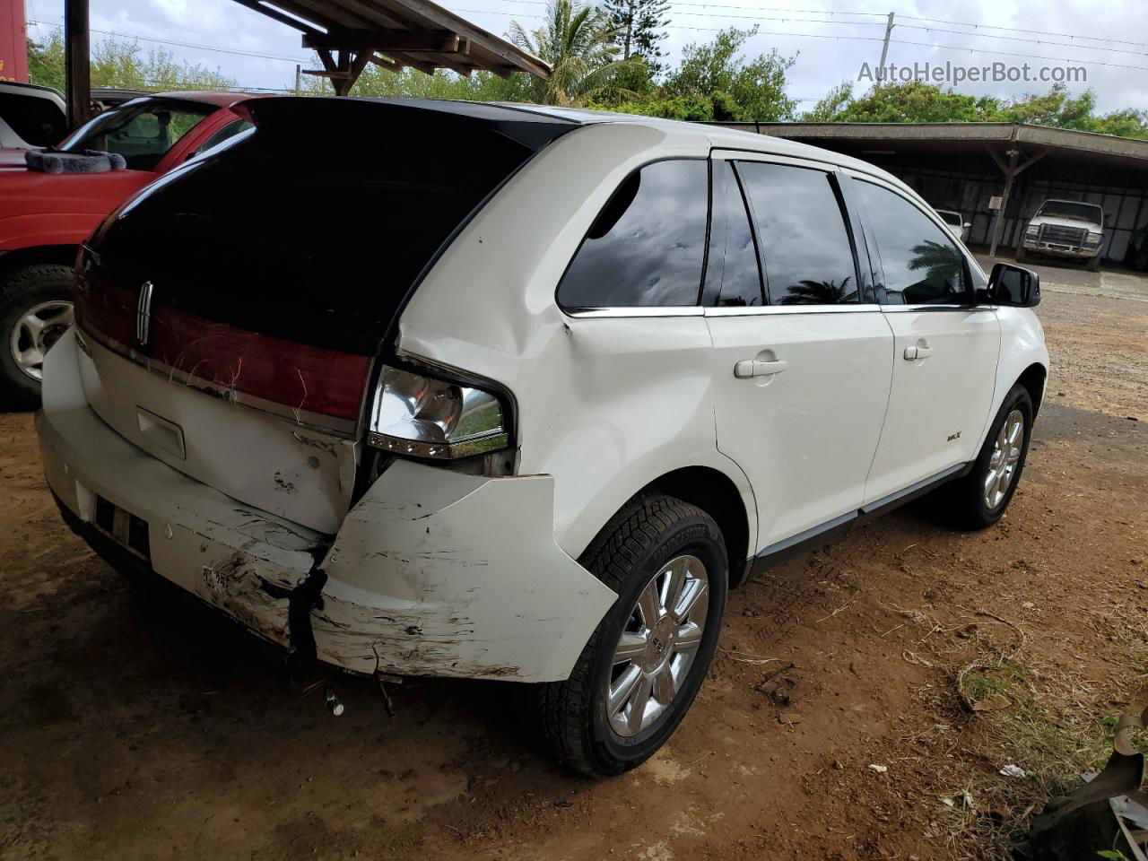 2007 Lincoln Mkx  White vin: 2LMDU68C37BJ07219