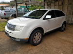 2007 Lincoln Mkx  White vin: 2LMDU68C37BJ07219