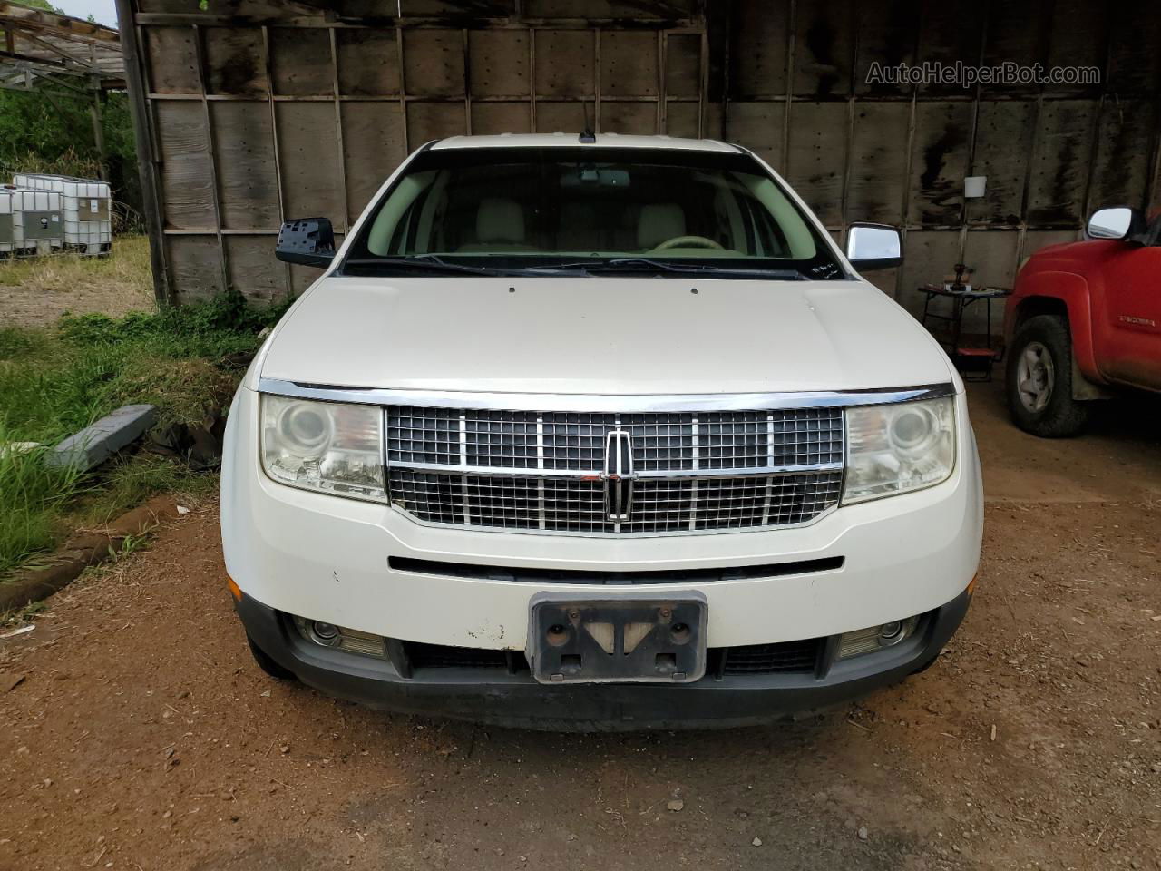 2007 Lincoln Mkx  White vin: 2LMDU68C37BJ07219