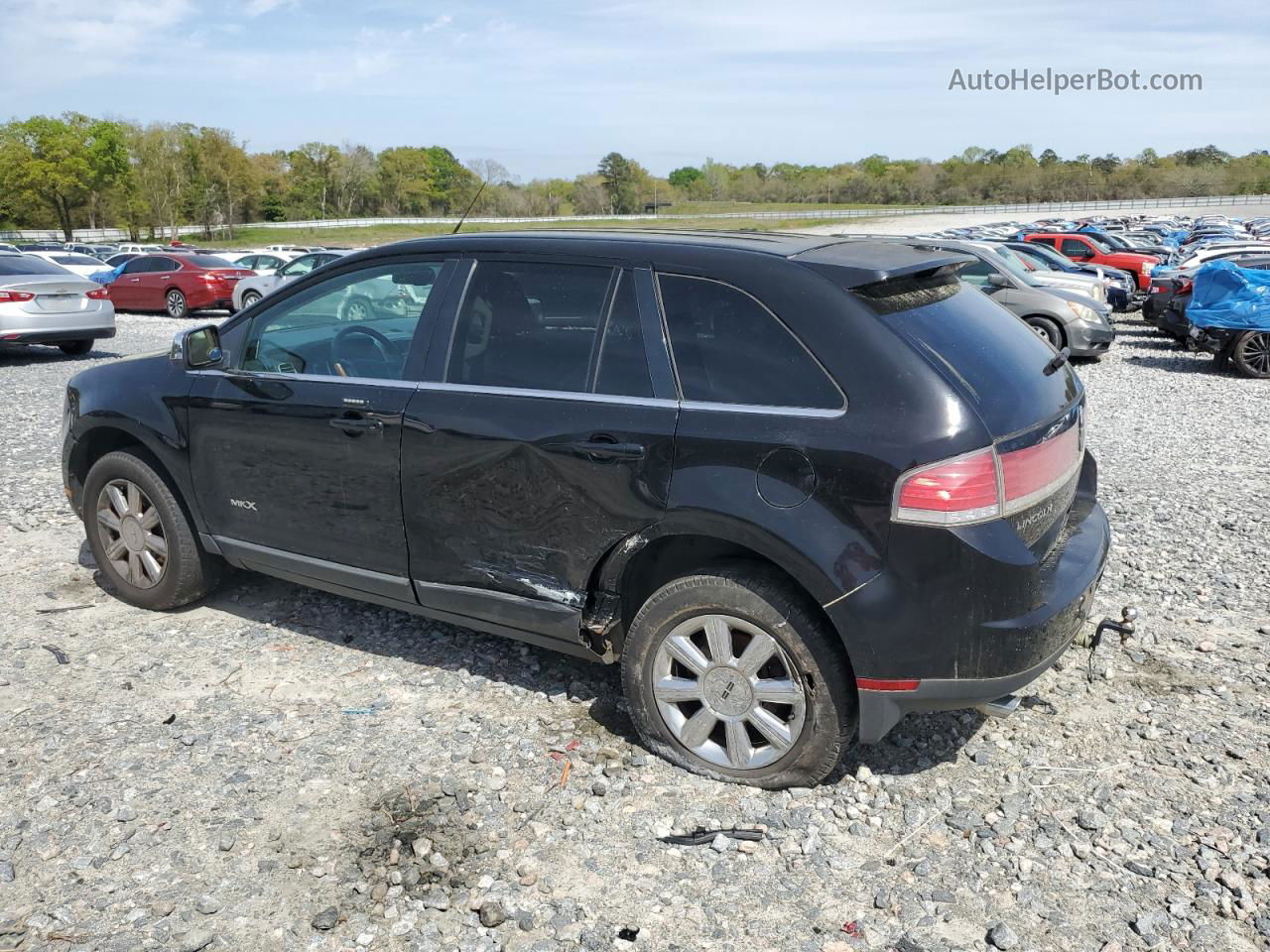 2007 Lincoln Mkx  Черный vin: 2LMDU68C47BJ13272