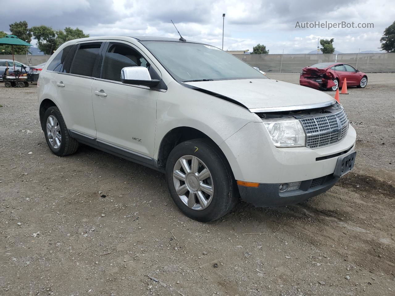 2007 Lincoln Mkx  Бежевый vin: 2LMDU68C57BJ18416