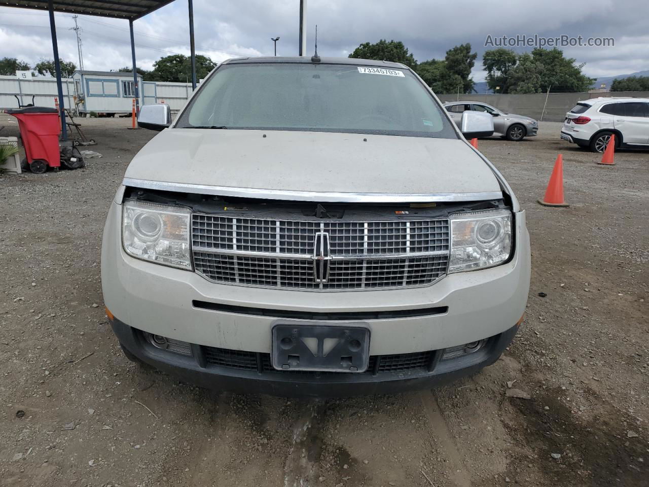 2007 Lincoln Mkx  Бежевый vin: 2LMDU68C57BJ18416