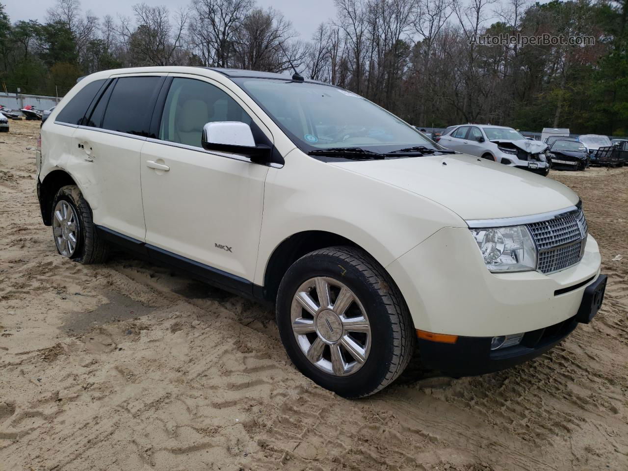 2007 Lincoln Mkx  Beige vin: 2LMDU68C57BJ23017