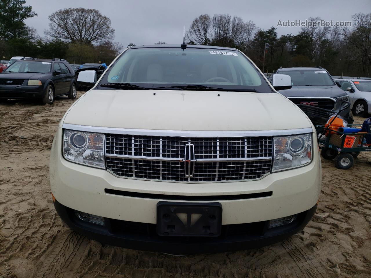 2007 Lincoln Mkx  Beige vin: 2LMDU68C57BJ23017