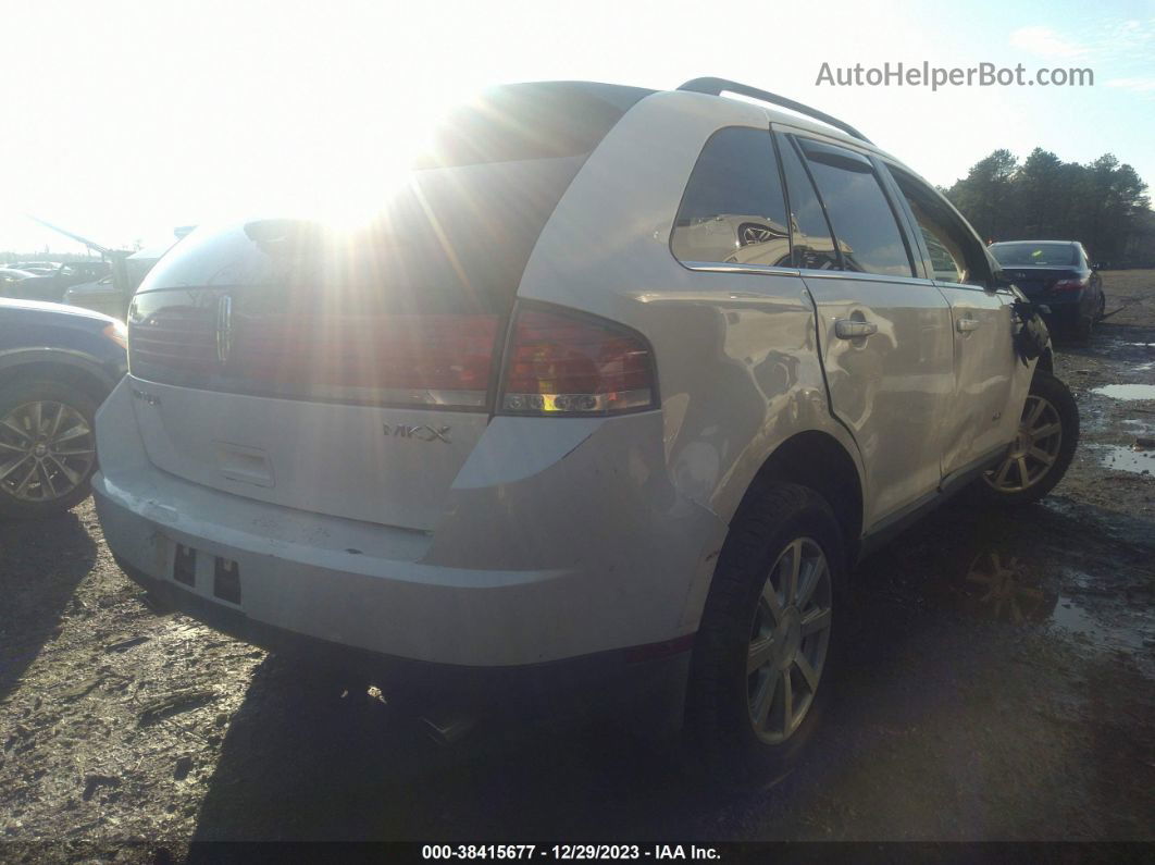 2007 Lincoln Mkx   White vin: 2LMDU68C57BJ31067