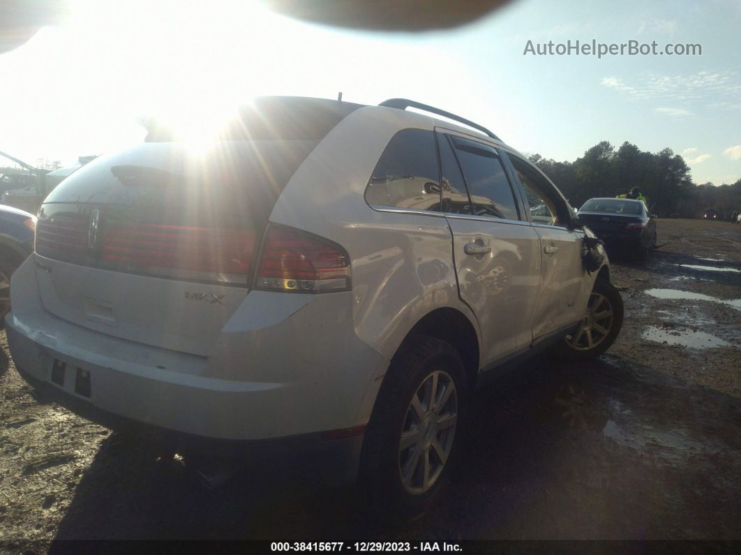 2007 Lincoln Mkx   White vin: 2LMDU68C57BJ31067