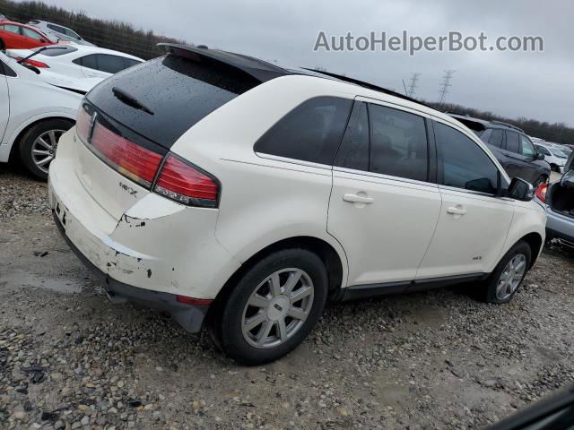 2007 Lincoln Mkx  White vin: 2LMDU68C57BJ31697