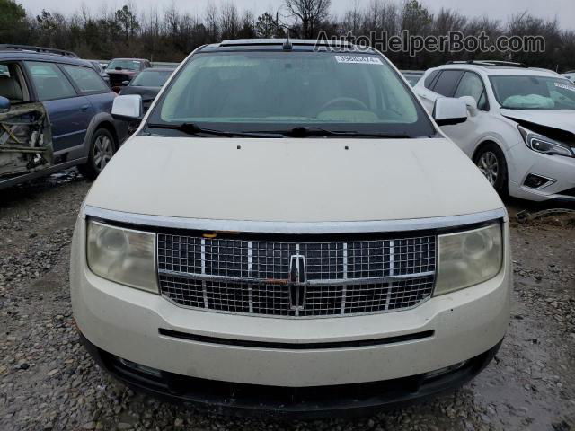 2007 Lincoln Mkx  White vin: 2LMDU68C57BJ31697