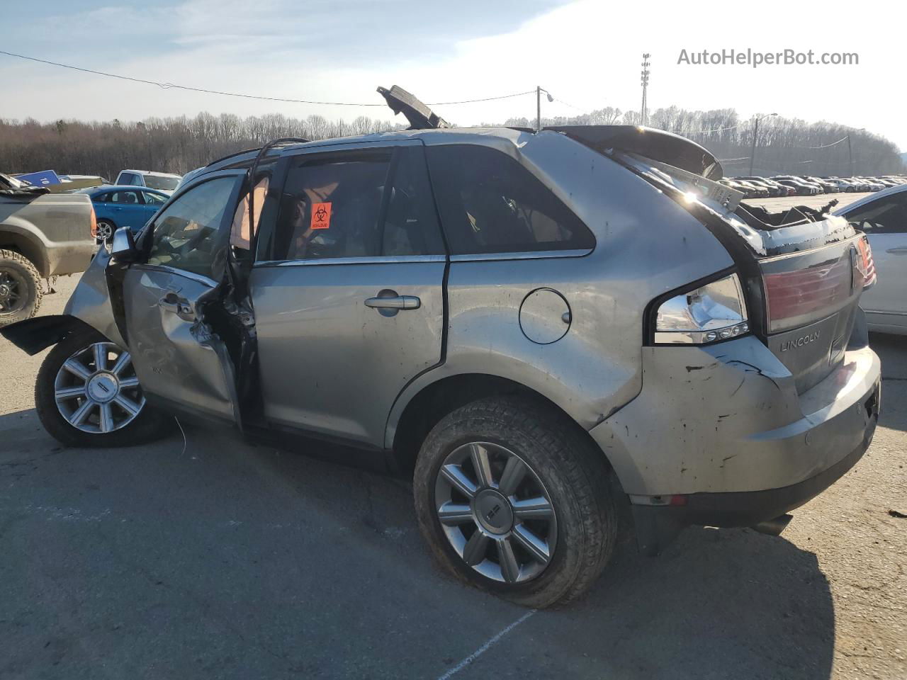 2007 Lincoln Mkx  Silver vin: 2LMDU68C67BJ14715