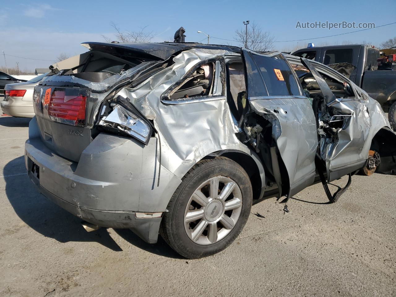 2007 Lincoln Mkx  Silver vin: 2LMDU68C67BJ14715