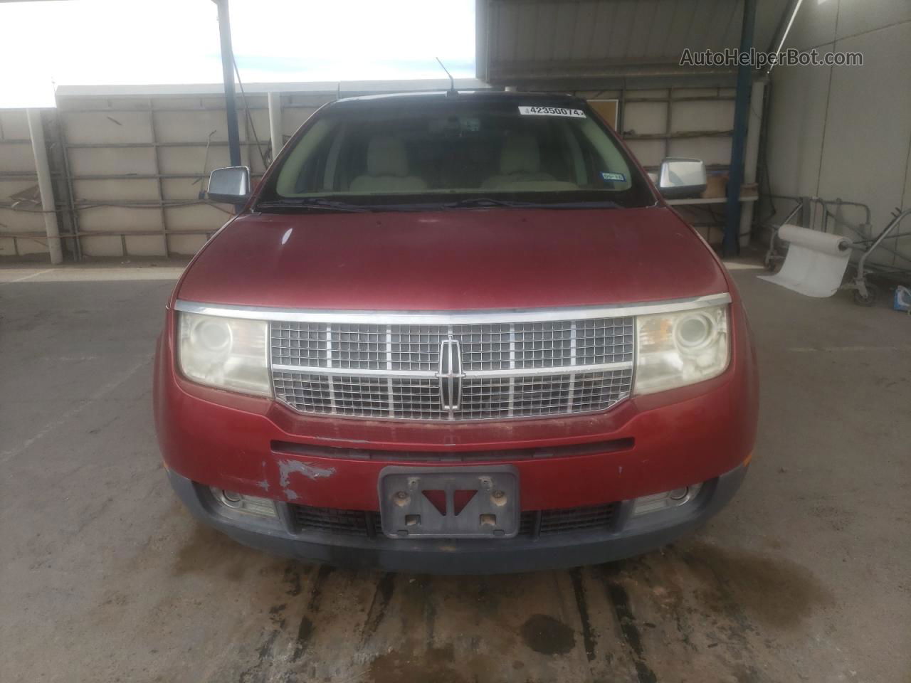 2007 Lincoln Mkx  Red vin: 2LMDU68C67BJ28615