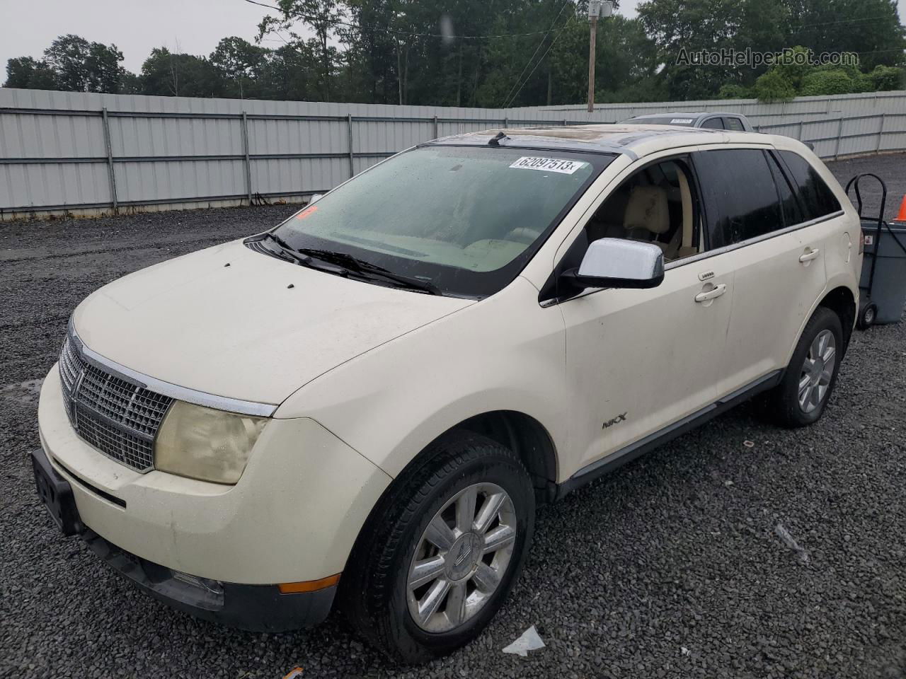 2007 Lincoln Mkx  White vin: 2LMDU68C77BJ18708