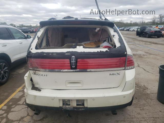 2007 Lincoln Mkx  White vin: 2LMDU68C77BJ23729