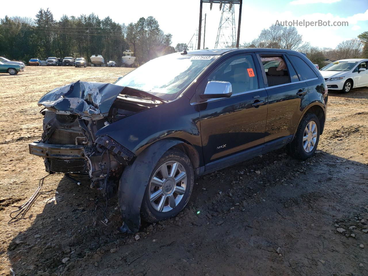 2007 Lincoln Mkx  Black vin: 2LMDU68C87BJ03585