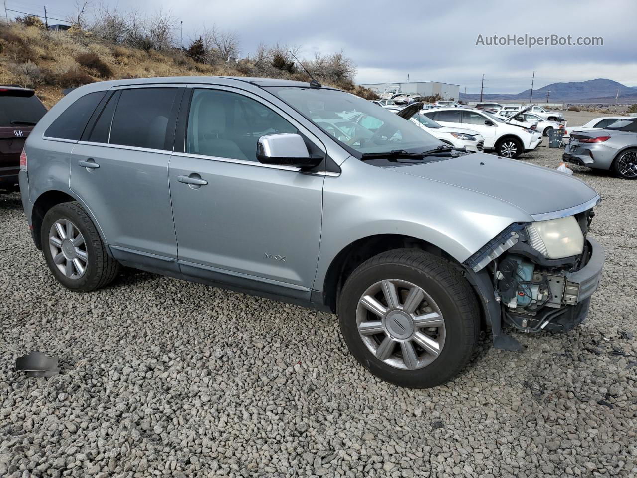 2007 Lincoln Mkx  Silver vin: 2LMDU68C87BJ34139