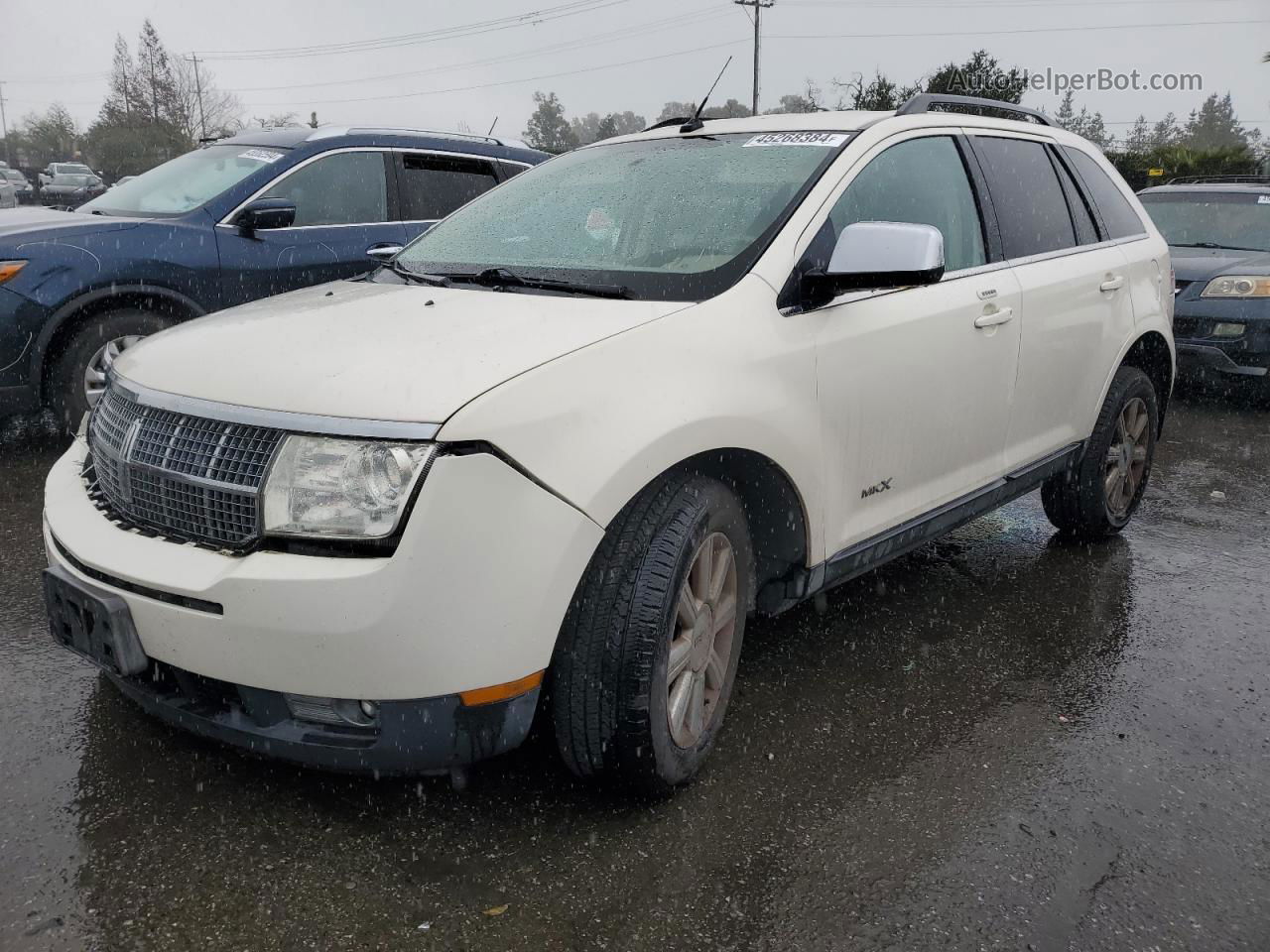 2007 Lincoln Mkx  White vin: 2LMDU68C97BJ11081