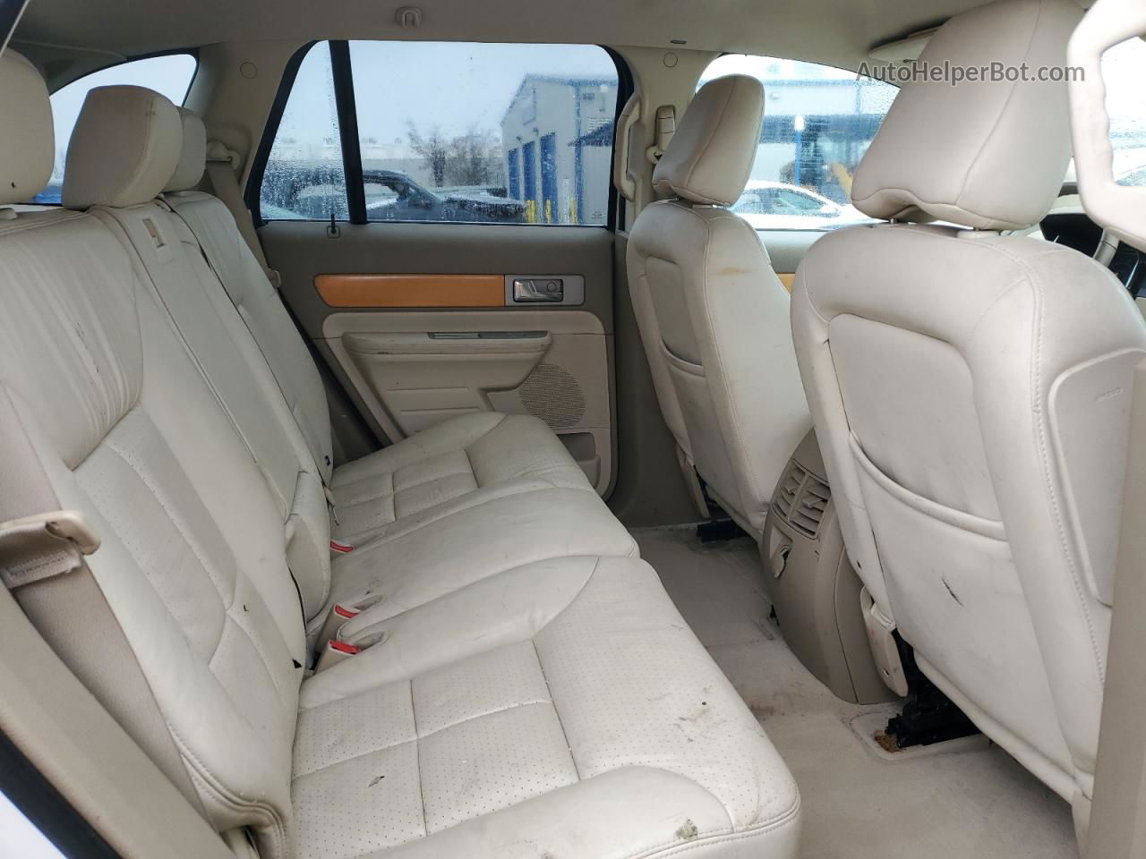 2007 Lincoln Mkx  White vin: 2LMDU68C97BJ11081