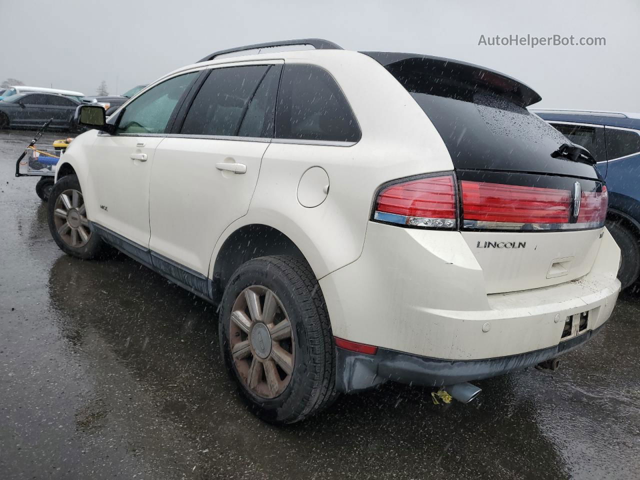 2007 Lincoln Mkx  White vin: 2LMDU68C97BJ11081