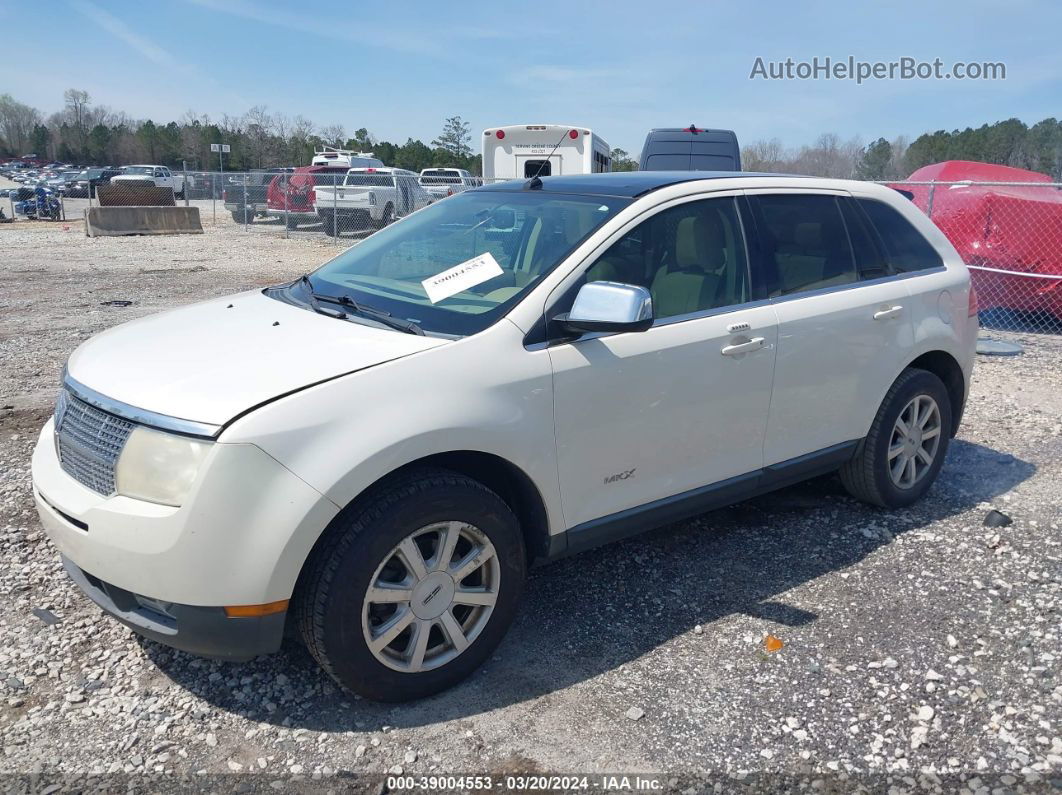 2007 Lincoln Mkx   White vin: 2LMDU68C97BJ25661