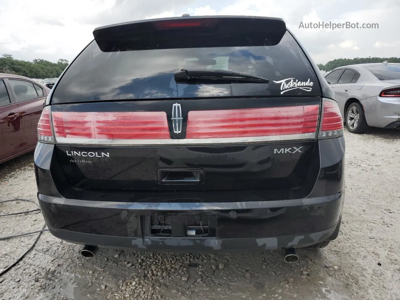 2007 Lincoln Mkx  Black vin: 2LMDU68C97BJ25918