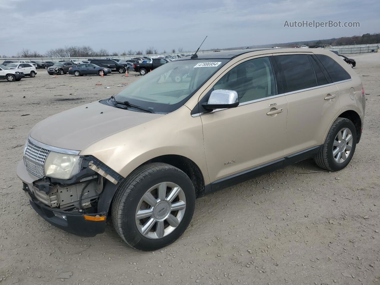 2007 Lincoln Mkx  Gold vin: 2LMDU68C97BJ27443