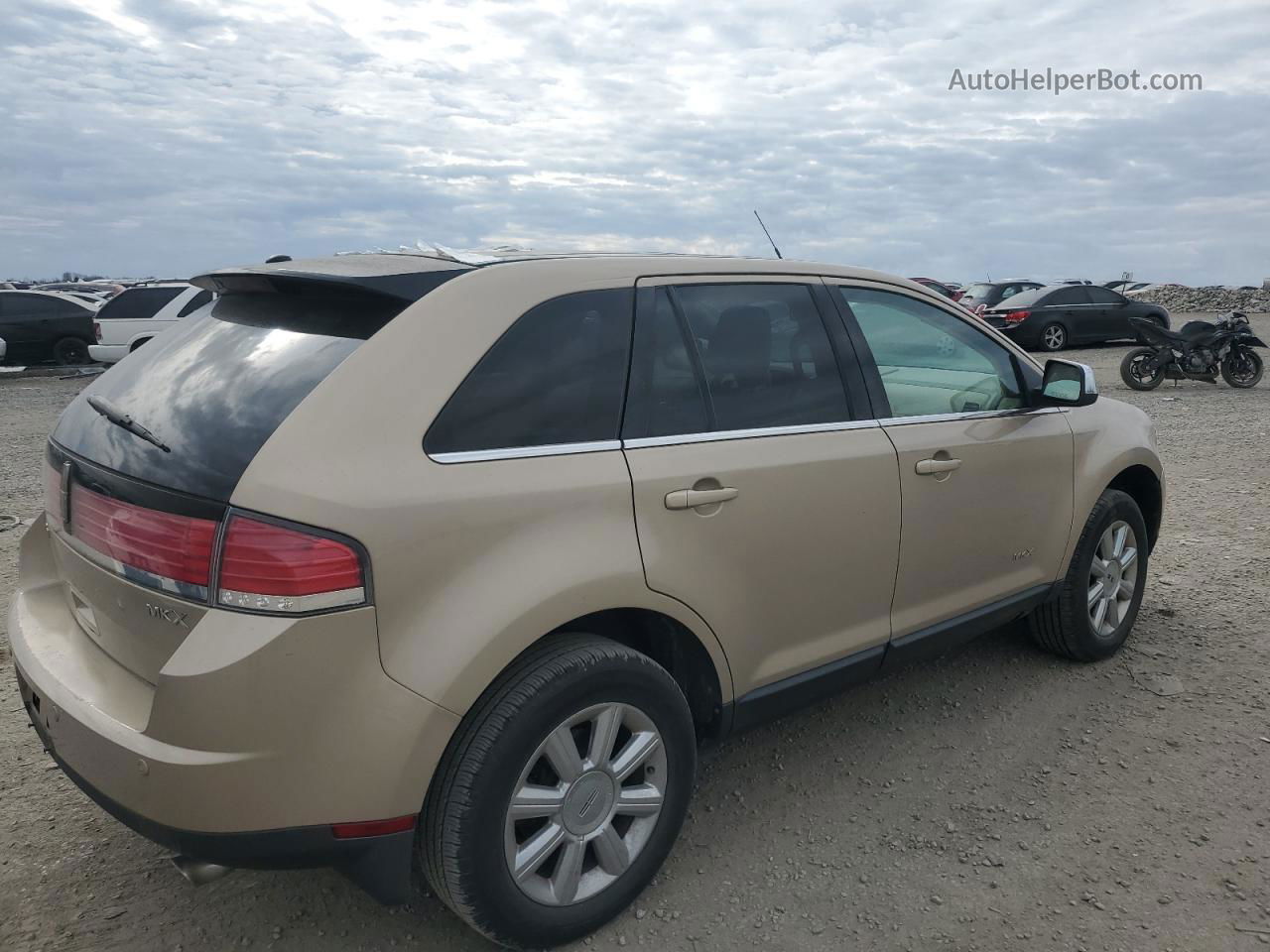 2007 Lincoln Mkx  Gold vin: 2LMDU68C97BJ27443