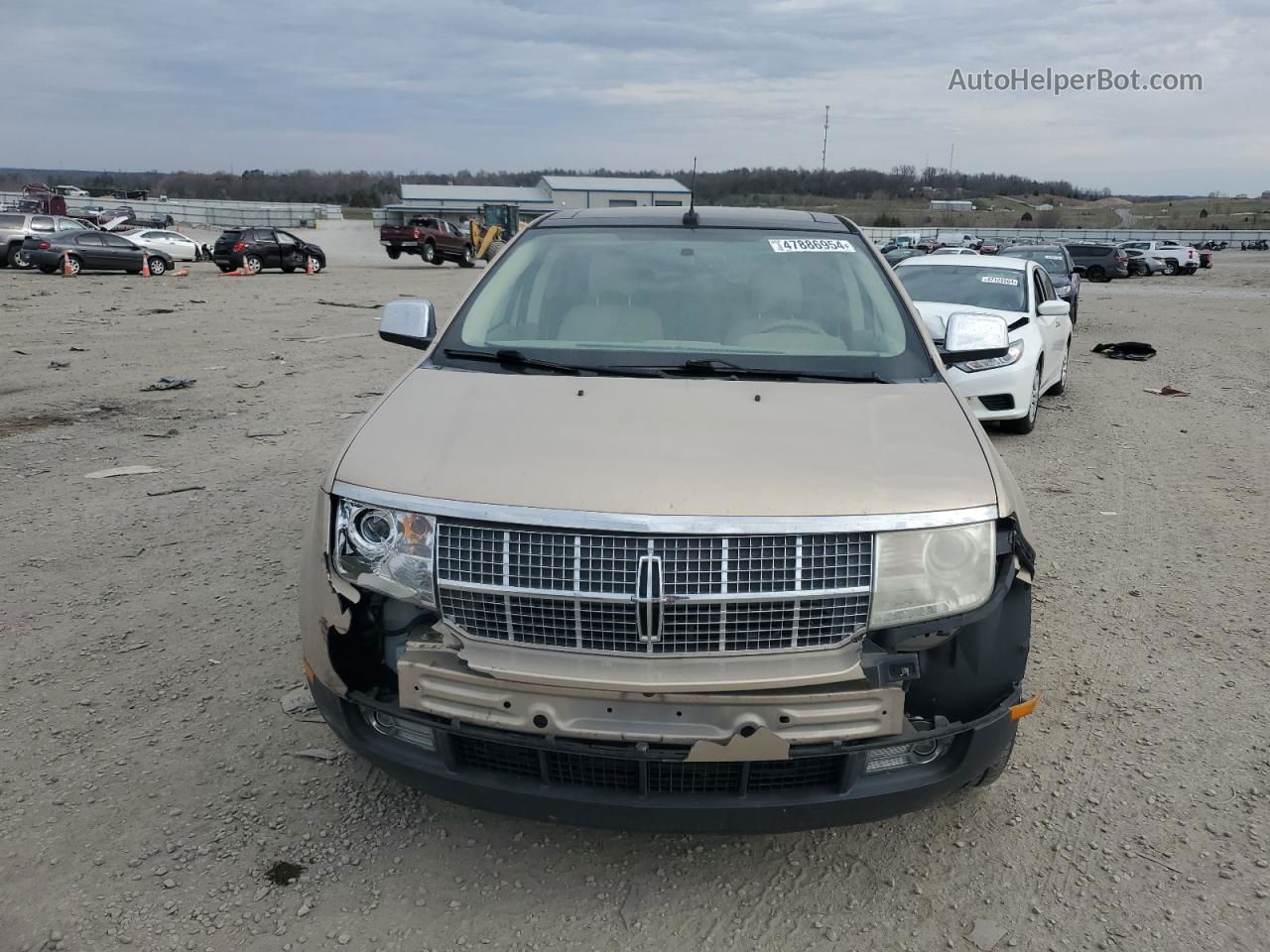 2007 Lincoln Mkx  Gold vin: 2LMDU68C97BJ27443