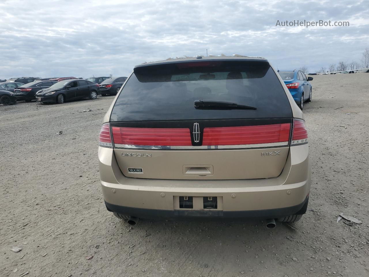 2007 Lincoln Mkx  Gold vin: 2LMDU68C97BJ27443