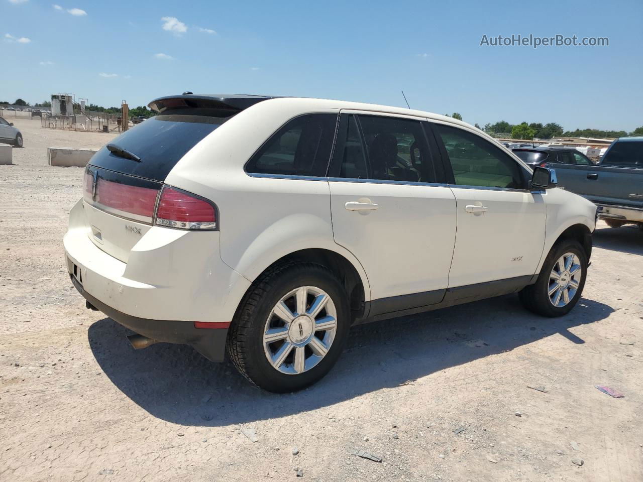 2007 Lincoln Mkx  White vin: 2LMDU68C97BJ32609