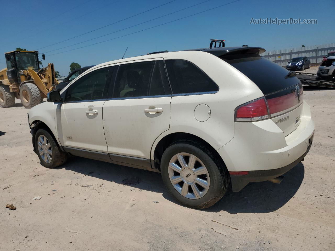 2007 Lincoln Mkx  White vin: 2LMDU68C97BJ32609